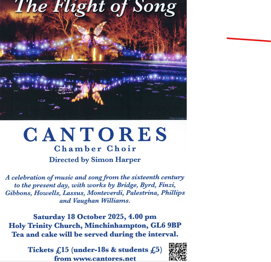The Flight of Song with Cantores Chamber Choir